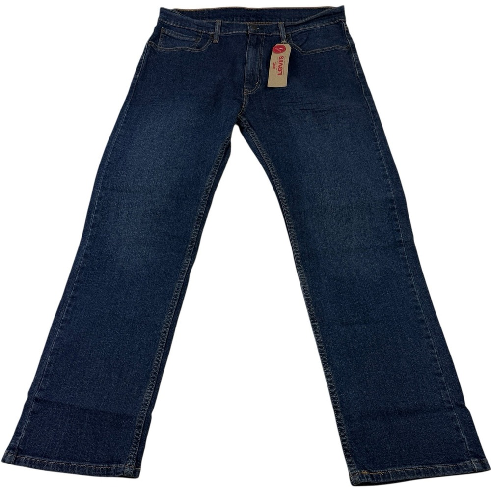 Levi's 505 Blue Jeans 36x32 NWT Regular Fit Stretch Denim 5-Pocket Classic